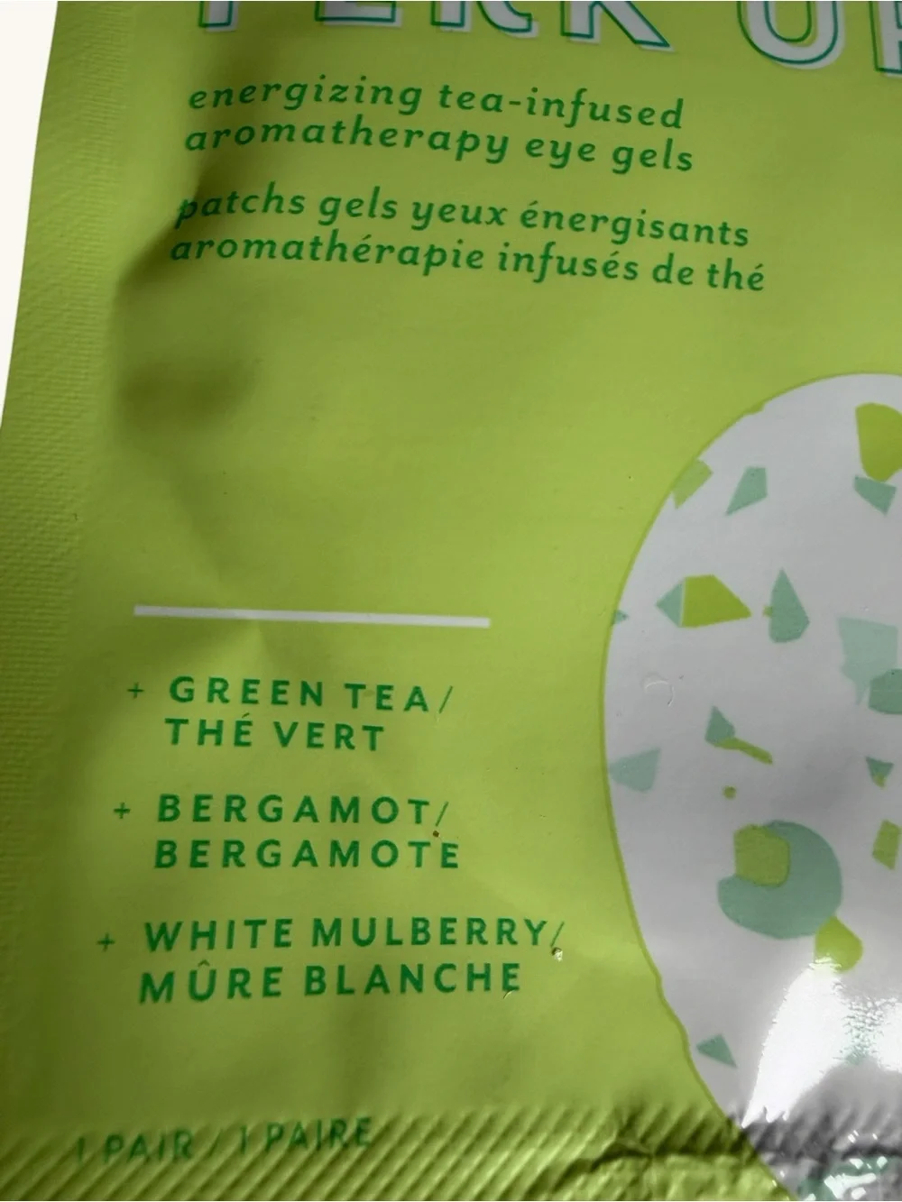 Patchology Perk Up Energizing Eye Gels (2 Pairs)